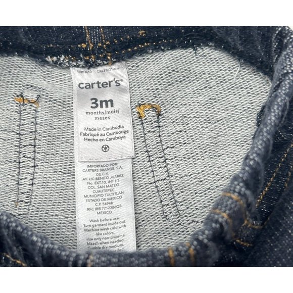 Baby‎ Boy's - 1 Blue Jumpsuit, 1 Blue Jeans, 1 Cream Body Suit - Sizes 3 & 3-6 M - Picture 8 of 9